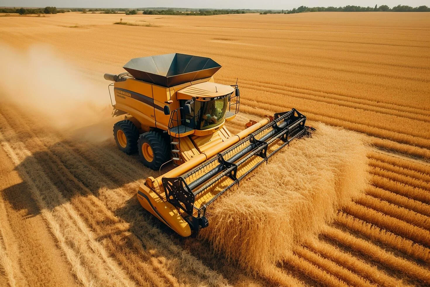 Tractor Operated Combine Harvester