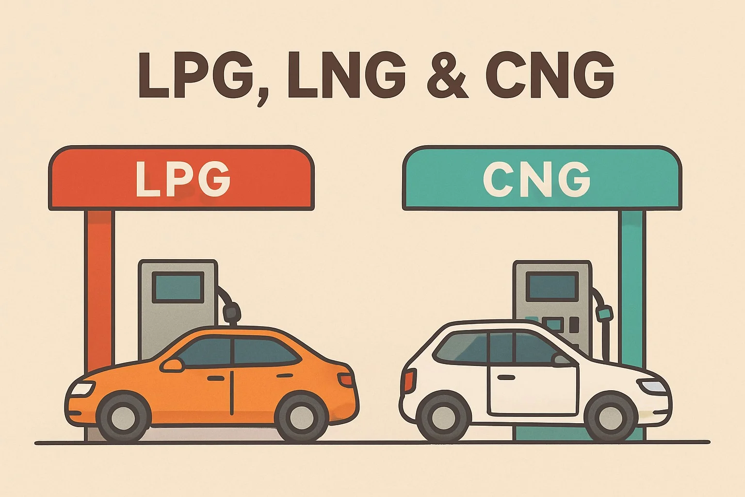 LPG, LNG & CNG Gas
