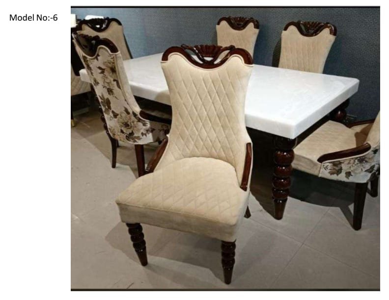 Handcrafted Wooden Dining Set ( Model No. 6 )
